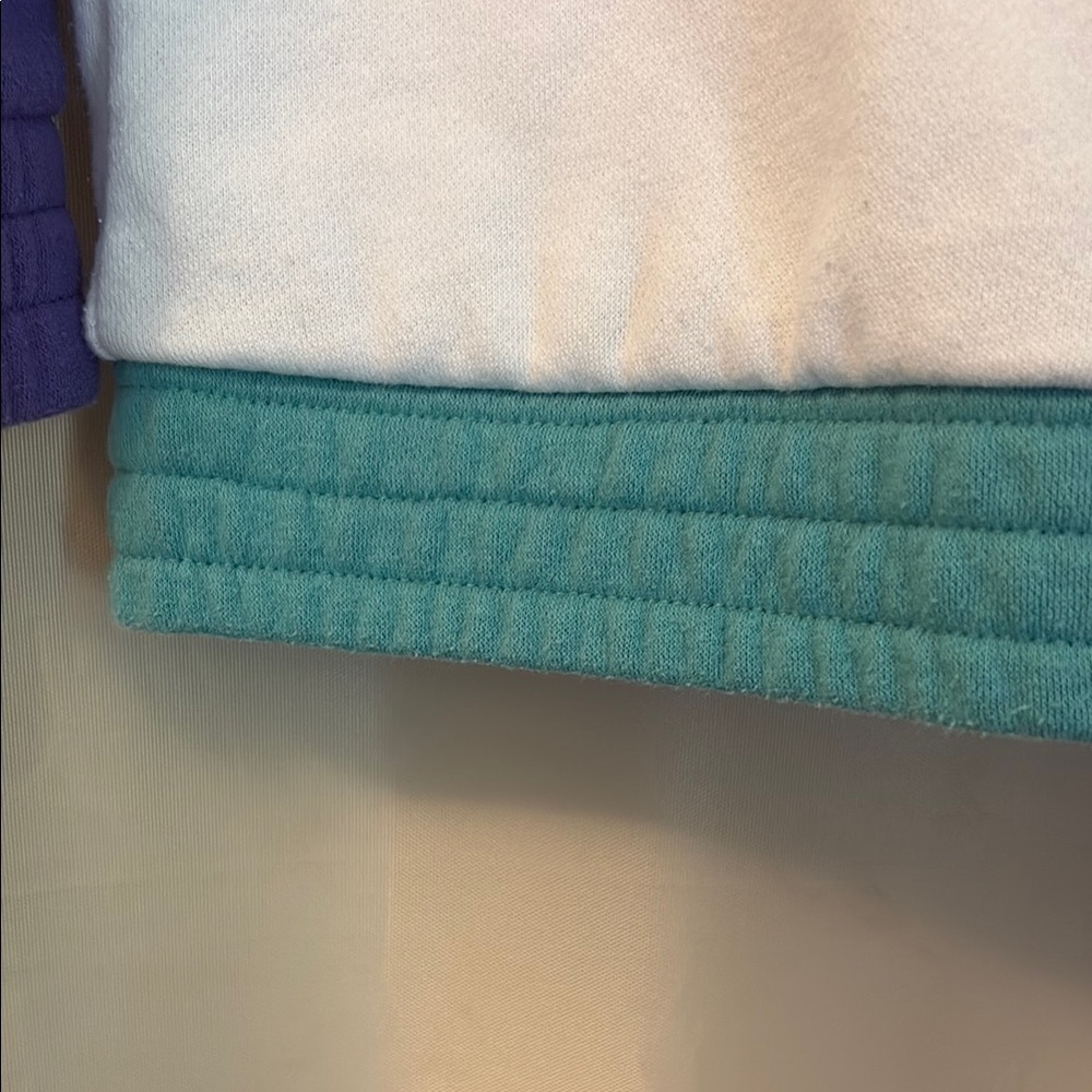 Nike White and Purple Sweatshirt with Retro Vibe - Picture 4 of 5